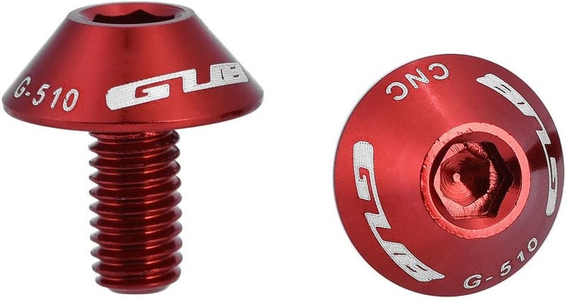 woobles Bike Bolt Screws, 2Pcs Bike Bicycle Water Bottle Cage Holder Bracket Screw Bolts M5 * 12mm - Image 1